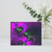 Carte Postale Rubans violets Imp, Violet et Magenta (Debout devant)