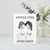 Carte Postale Rubber Chickens Happily Ever After Party Postcard (Debout devant)