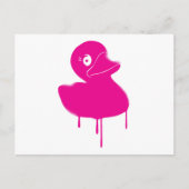 Carte Postale Rubber Duck Ducky Graffiti Art (Devant)
