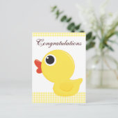 Carte Postale Rubber Duckie (Debout devant)