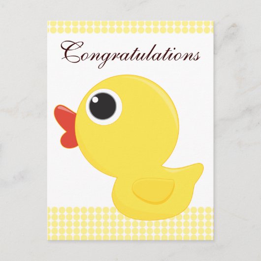 Carte Postale Rubber Duckie (Devant)
