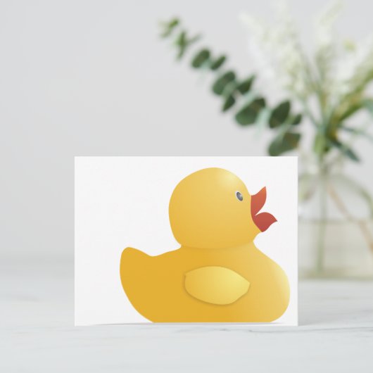 Carte Postale Rubberduck jaune (Debout devant)