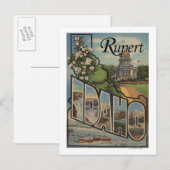 Carte Postale Rubert, Idaho Grandes ScènesRubert, ID (Devant / Derrière)