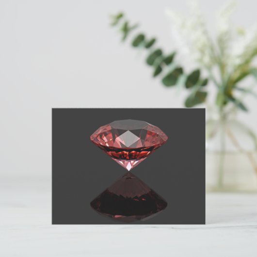 Carte Postale Ruby à diamant rouge (Debout devant)