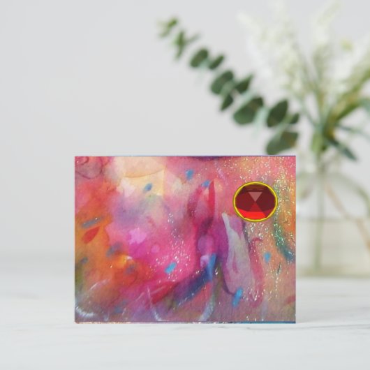 CARTE POSTALE RUBY ABSTRAIT (Debout devant)