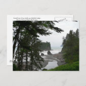 Carte postale Ruby Beach (Devant / Derrière)