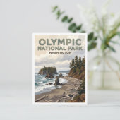 Carte Postale Ruby Beach Forks Washington (Debout devant)