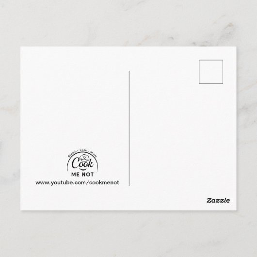 Carte postale Ruby Boost Smoothie Recette (Dos)