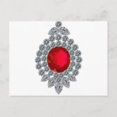 Carte Postale Ruby Brooch (Devant)
