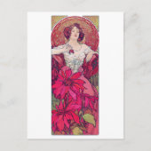 Carte Postale Ruby (Quatre Bijoux), Alphonse Mucha (Devant)
