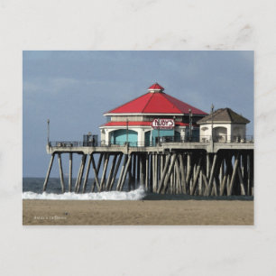 Carte Postale Ruby's Diner - Huntington Beach Pier