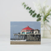 Carte Postale Ruby's Diner - Huntington Beach Pier (Debout devant)