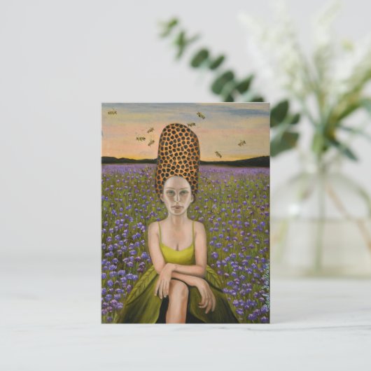 Carte Postale ruche (Debout devant)