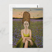 Carte Postale ruche (Devant / Derrière)