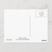 Carte Postale ruche rose - Abeille heureuse (Dos)