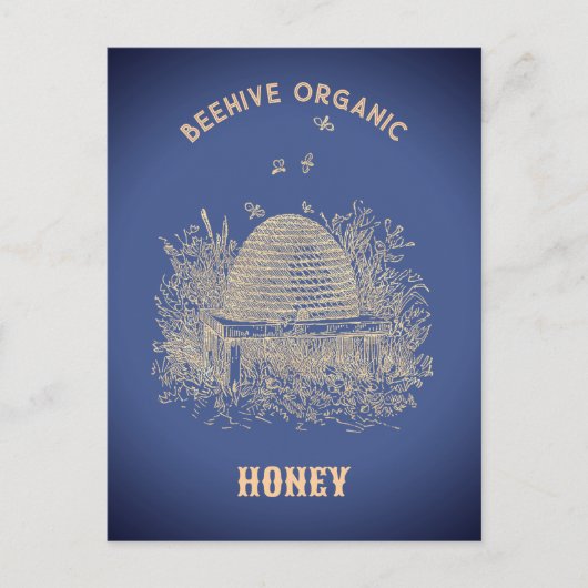 Carte Postale Ruche vintage (Devant)