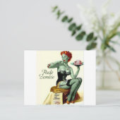 Carte Postale Rude Zombie "La première bouchée" (Debout devant)