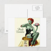 Carte Postale Rude Zombie "La première bouchée" (Devant / Derrière)