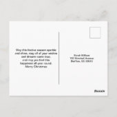 Carte Postale Rudolph, renne à nez rouge (Dos)