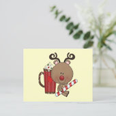 Carte Postale Rudy Reindeer Au Cocoa (Debout devant)