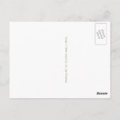 Carte Postale rue (Dos)