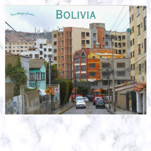 Carte Postale Rue à La Paz Bolivie