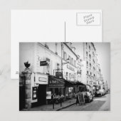 Carte Postale Rue à Paris (Devant / Derrière)