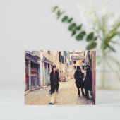 Carte Postale Rue à Venise par John Singer Sargent (Debout devant)