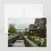 Carte Postale Rue à Volendam, Pays-Bas (Devant / Derrière)