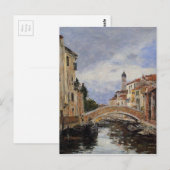 Carte Postale Rue Antibes par Eugene Boudin (Devant / Derrière)