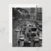Carte Postale Rue B&W Mumbai (Devant / Derrière)