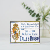 Carte Postale Rue Bourbon (Debout devant)