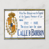 Carte Postale Rue Bourbon (Devant)