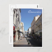Carte Postale rue cannes (Devant / Derrière)