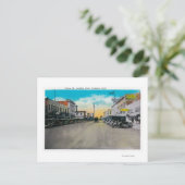 Carte Postale Rue centrale vue vers l'ouestAnaheim, Californie (Debout devant)