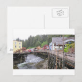 Carte Postale rue Creek Ketchikan, Alaska (Devant / Derrière)