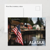 Carte Postale rue Creek Ketchikan Alaska (Devant / Derrière)