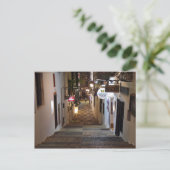 Carte Postale Rue d'Altea avec perron le soir (Debout devant)