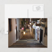 Carte Postale Rue d'Altea avec perron le soir (Devant / Derrière)