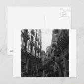 Carte Postale Rue de Barcelone (Devant / Derrière)