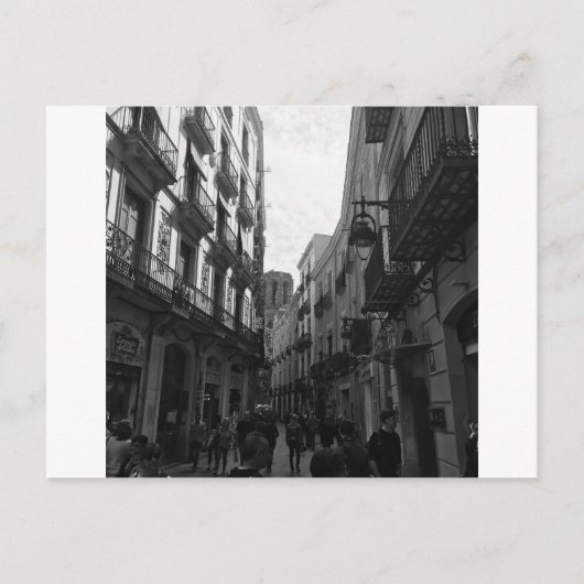 Carte Postale Rue de Barcelone (Devant)