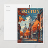 Carte Postale Rue de Boston (Devant / Derrière)