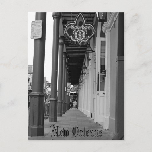 Carte Postale Rue de Bourbon (Devant)