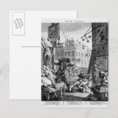 Carte Postale Rue de la Bière, 1751 (Devant / Derrière)