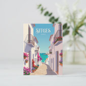 Carte Postale Rue de la Mère de Dieu Espagne (Debout devant)
