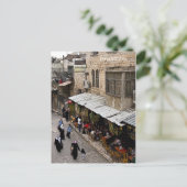 Carte Postale Rue de la vieille ville de Jérusalem (Debout devant)
