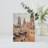 Carte Postale Rue de l'épicerie à Rouen, un Matin gris (Debout devant)