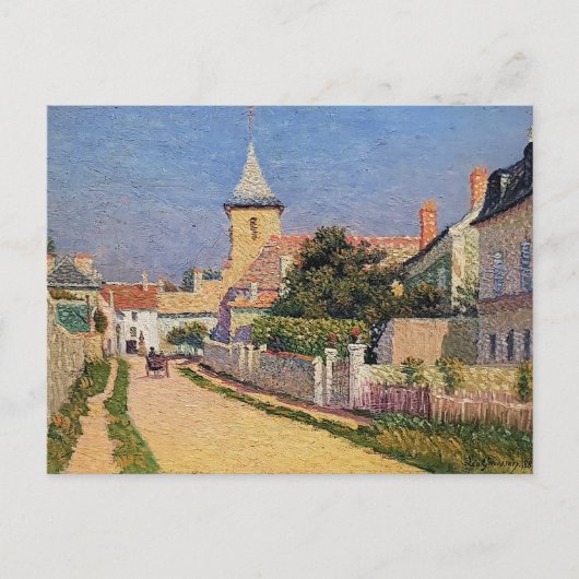 Carte Postale Rue de Moustier a Thorigny, art (Devant)