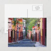 Carte Postale Rue De Sollano, San Miguel De Allende (Devant / Derrière)