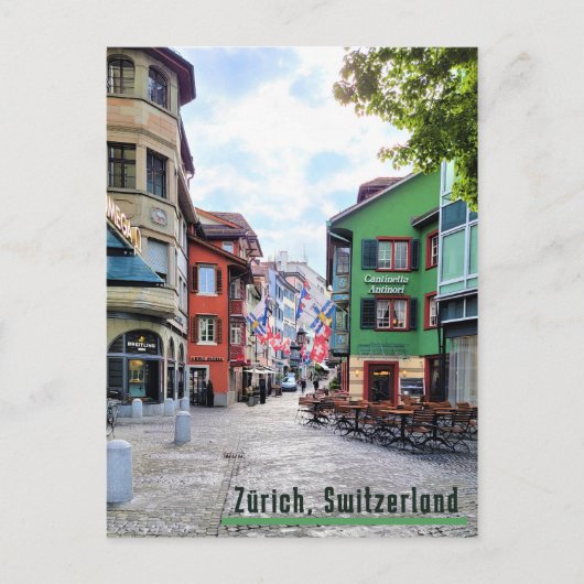 Carte Postale Rue de Zurich (Devant)
